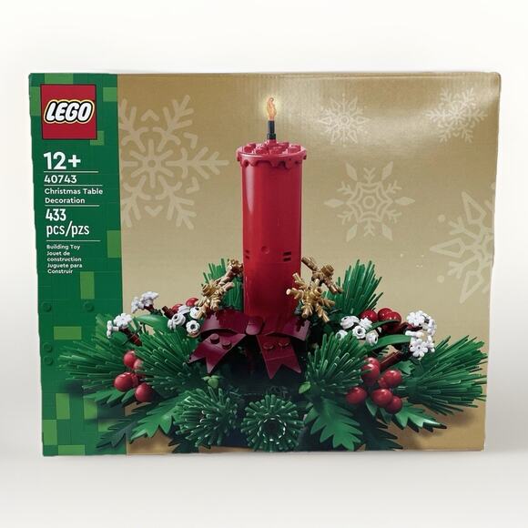 Lego Christmas Table Decoration 40743 New factory sealed Red Candle Holiday - Picture 1 of 6